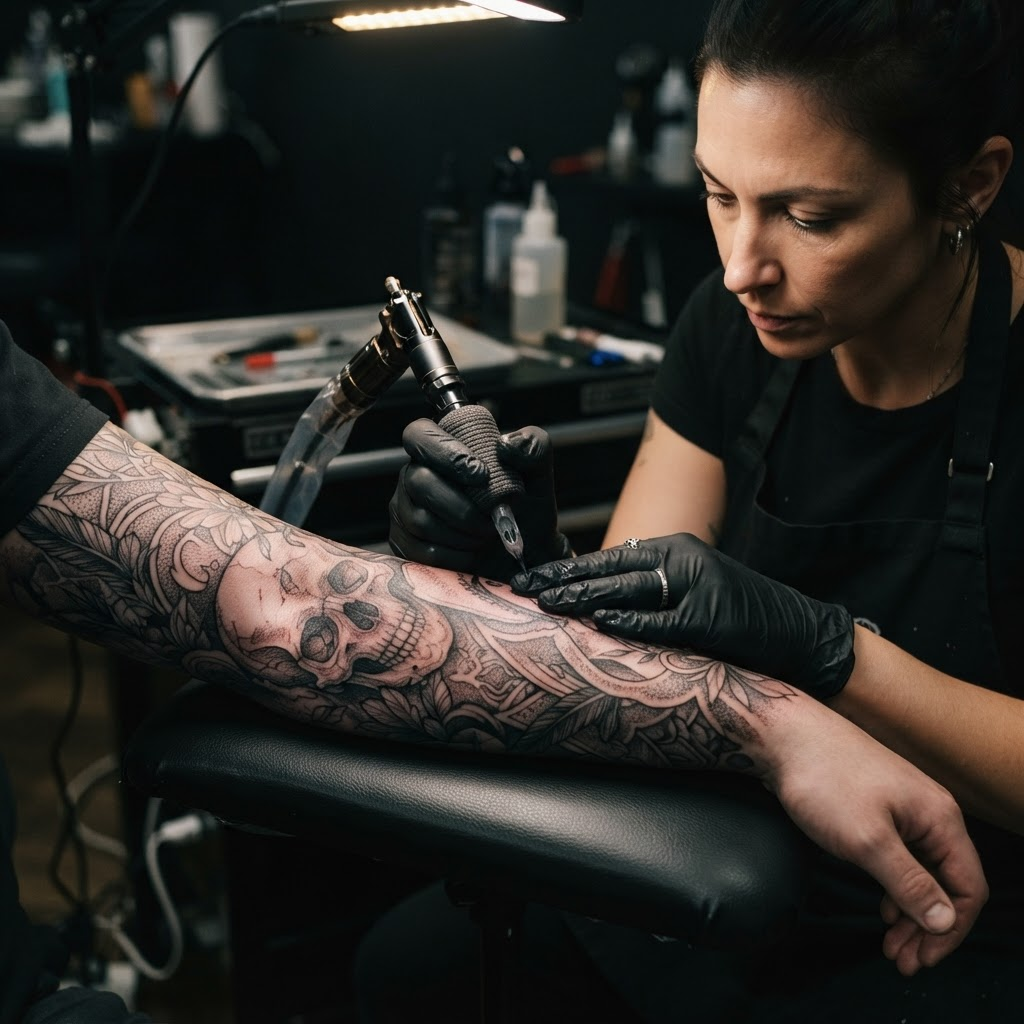 Watch a botanical sleeve come to life in 30 seconds.